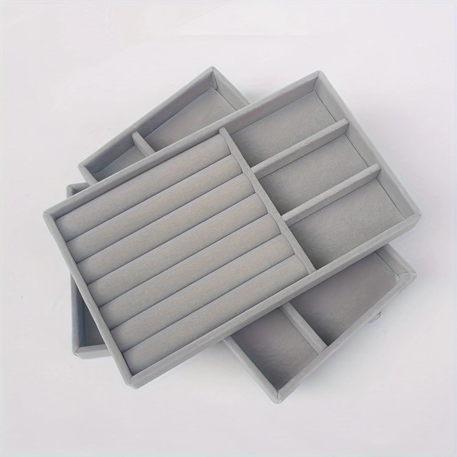 Stackable Jewelry Display Tray for Rings and Earrings