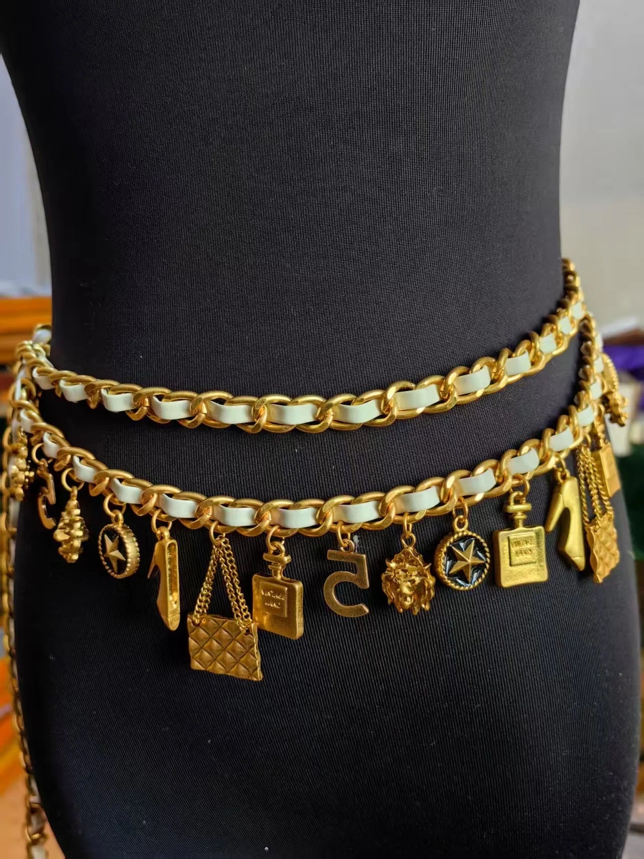 Belt with Charms And Pendants for Everyday Wardrobe