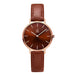 Watch Gradient Dial Gentle Strap Wristwatch Aesthetic - Coffee