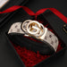 Men Belt Automatic Buckle Pattern for Smart Casual - Gold