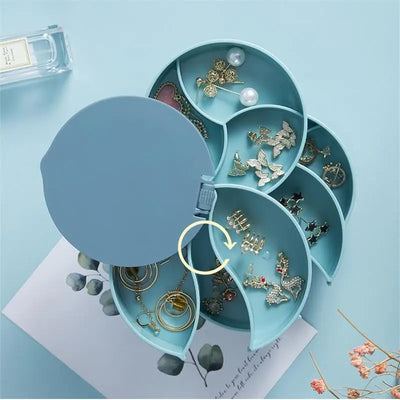 Jewelry Storage Box Multilayer Rotating Stand
