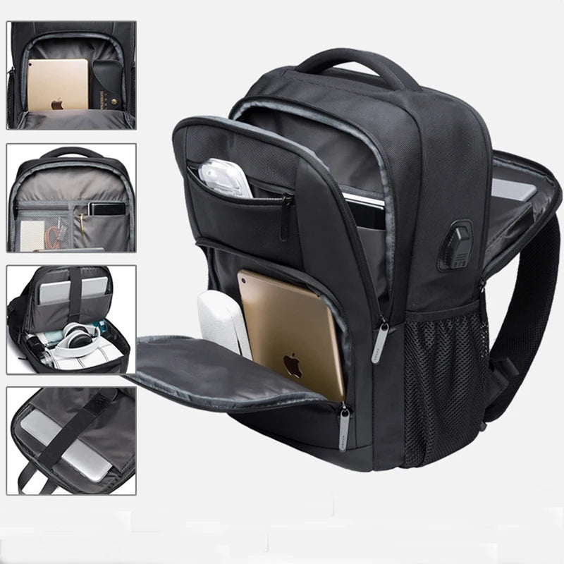 Backpack with USB Port and Laptop Compartment