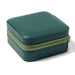 Jewellery Organiser Box Travel Case - Green
