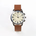 Classic Round Watch for Everyday Elegance and Business - Brown White