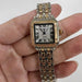 Watch Square Case Quartz Movement - Silver Gold