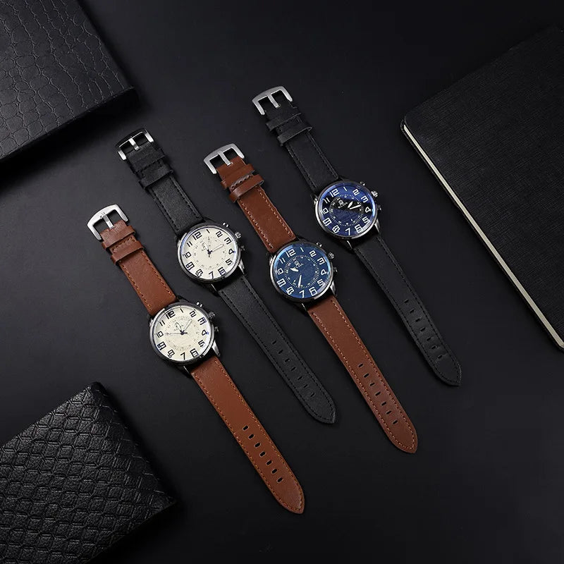 Classic Round Watch for Everyday Elegance and Business