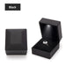 LED Light Ring Box for Proposal and Gift Presentation - Black