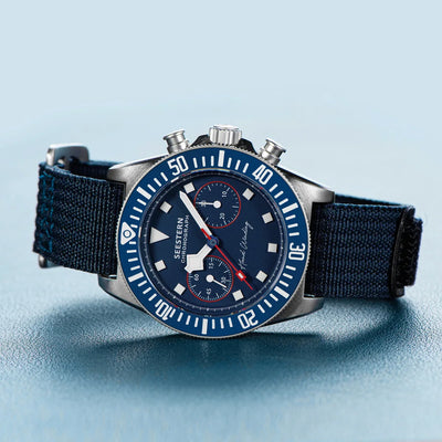 Chronograph Mechanical Wristwatch with Nylon Strap