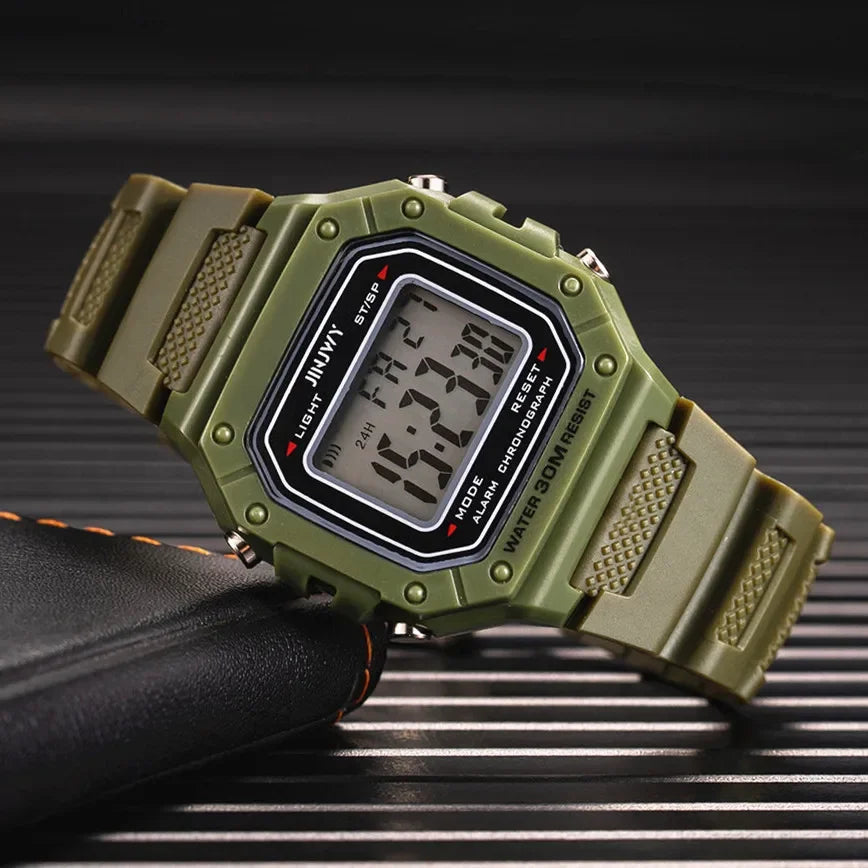 Wristwatch Digital Chronograph Water Resistant