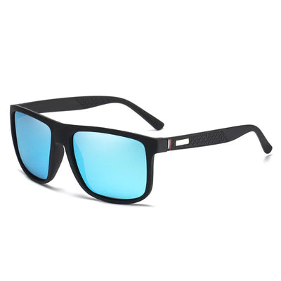 Polarized Sunglasses Square Frame with Mirrored Lenses - Ge V3