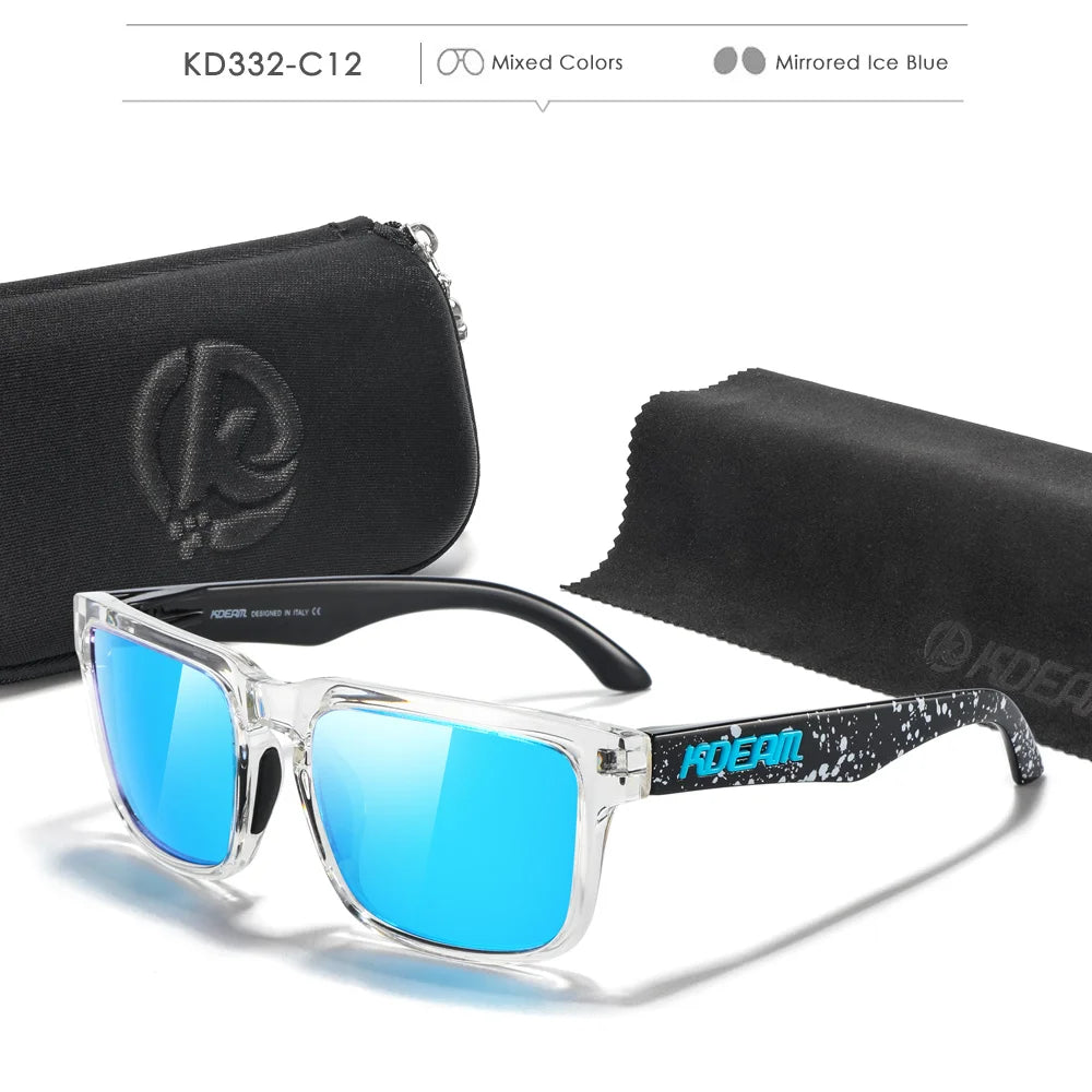 Sunglasses Square Frame Polarized UV400 Outdoor