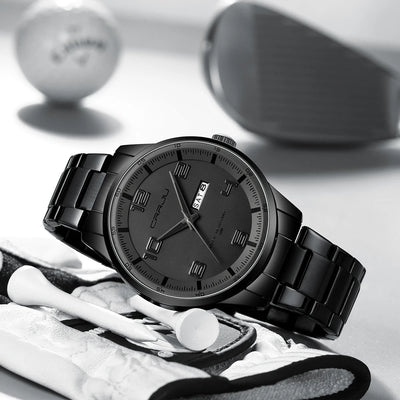 Nocturne Dial Timepiece with Date and Bold Indices