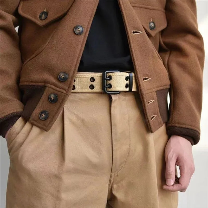 Belt with Grommet Eyelets And Adjustable Buckle