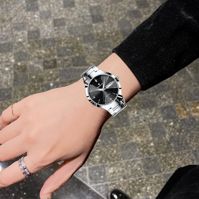 Women's Wristwatch with Luminous Dial Date Display