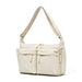 Casual Multi-pocket Messenger Bag with Adjustable Strap - Beige