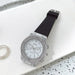 Quartz Chronograph Watch for Women Stop Watch - BK/WH