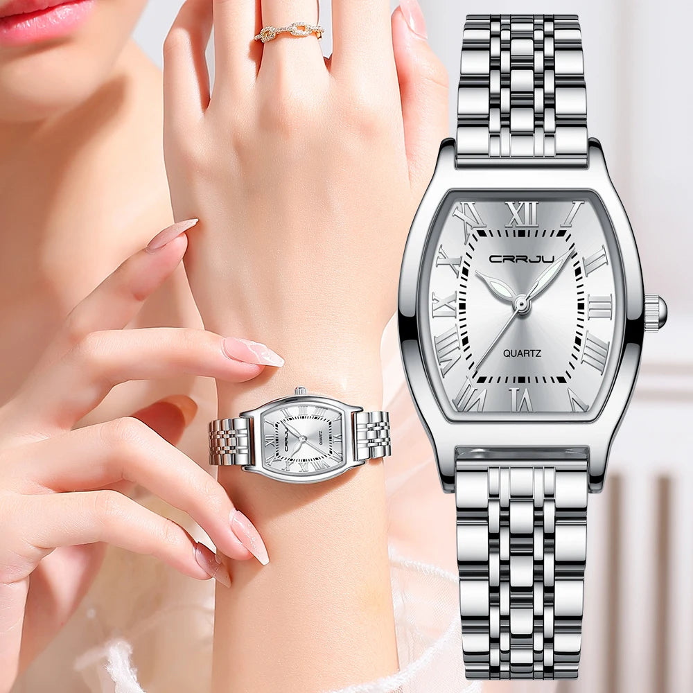 Tonneau Dial Timepiece With Roman Numeral Grace Watch