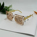 Oversized Square Sunglasses UV400 Protection Retro - Clear Tea