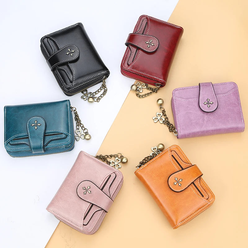 Wallet With Card Slots And Zipper Coin Pocket
