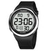 Digital Alarm Wristwatch with 50m Water Resistance - Silver