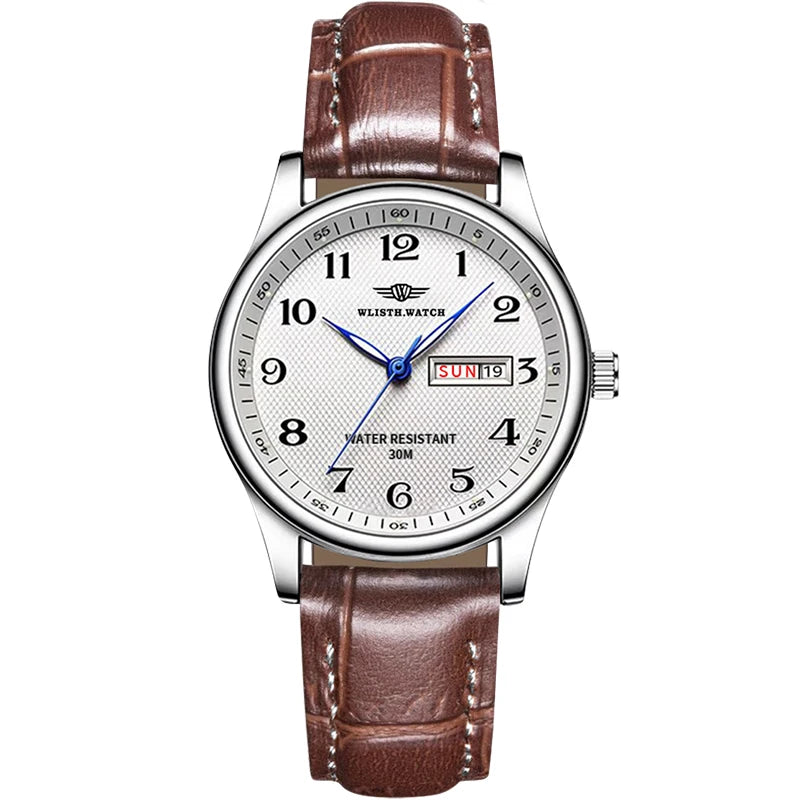Classic Men Watch with Calendar and Day Window