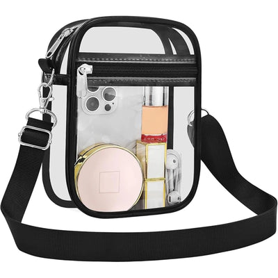 Stadium See Through Crossbody Bag for Events Security