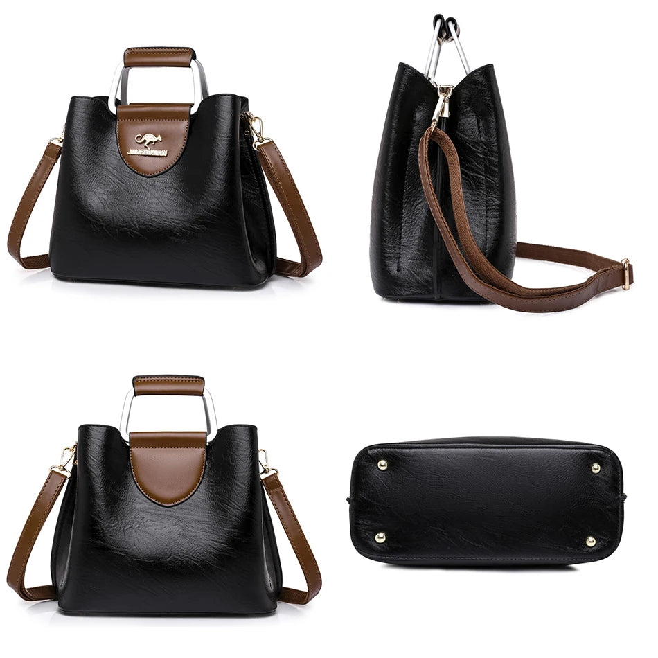 Handbag Crossbody Bag with Top Handle and Strap