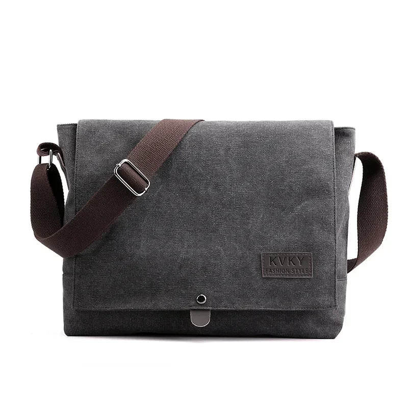 Crossbody Bag Canvas Satchel with Adjustable Strap