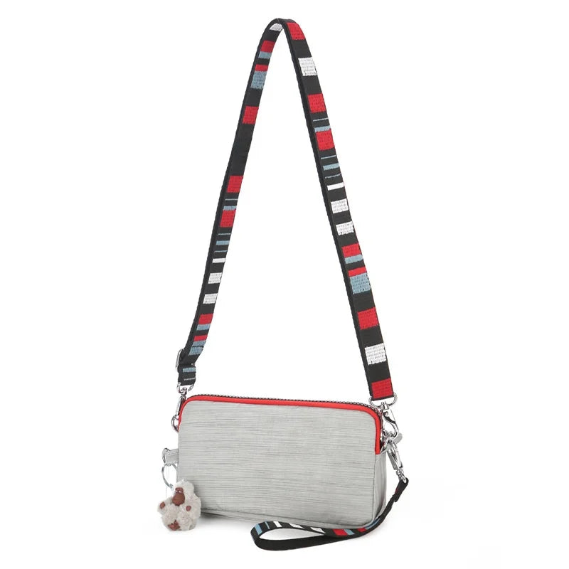 Handbag with Crossbody Strap Compact Rectangular Design