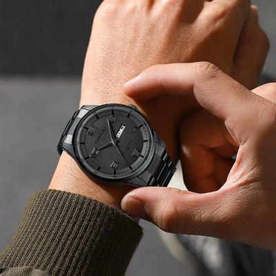 Nocturne Dial Timepiece with Date and Bold Indices