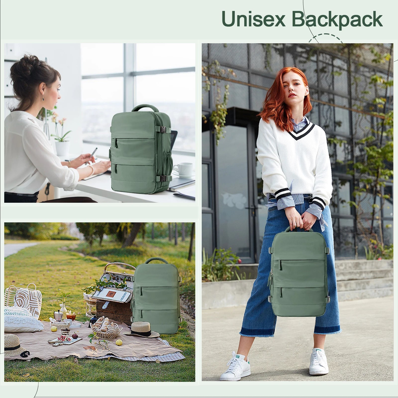 Cabin Size Travel Backpack With Shoe Compartment Deluxe