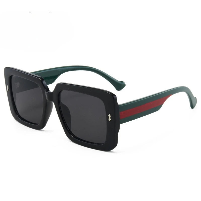 Oversized Cat Eye Sunglasses Square Frame Retro Style