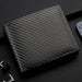 Textured Compact Wallet With Integrated Zipper System - Grey