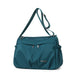 Waterproof Crossbody Tote With Spacious Pocket Layout - Blue