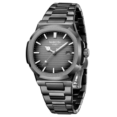 Timeless Round Watch with Date Window for Everyday Wear