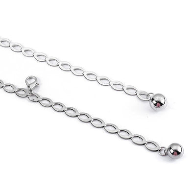 Elegant Hollow Out Chain Belt with Ball Ends Details