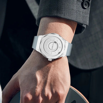 Stainless Steel Quartz Wristwatch for Men Waterproof