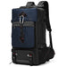 Outdoor Backpack with Multi Pocket Design Frame - Blue