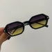 Hexagon Sunglass with UV400 Lenses for Everyday Wear - BK/GY/YE