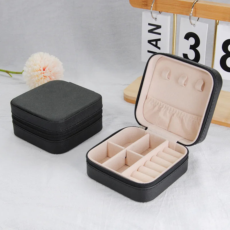 Portable Travel Jewellery Box Organizer Case Compact