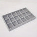 Velvet Jewellery Display Tray with Compartments - Type 4