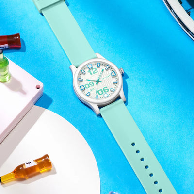 Casual Silicone Strap Watch Analog Digital Timepiece