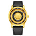 Planet Design Floating Magnetic Pointer Watch - GD/RD Silicone