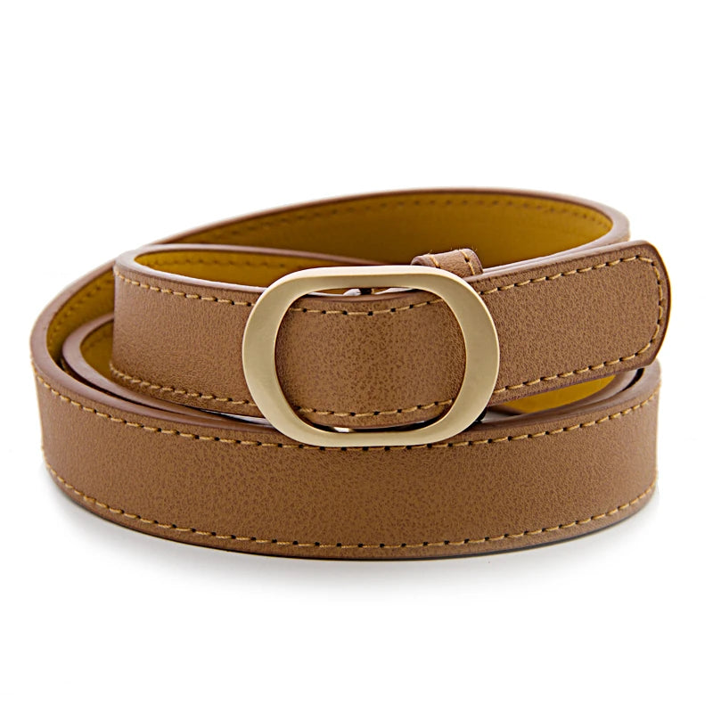 Belt Accessory for Jeans And Dresses with Round Buckle