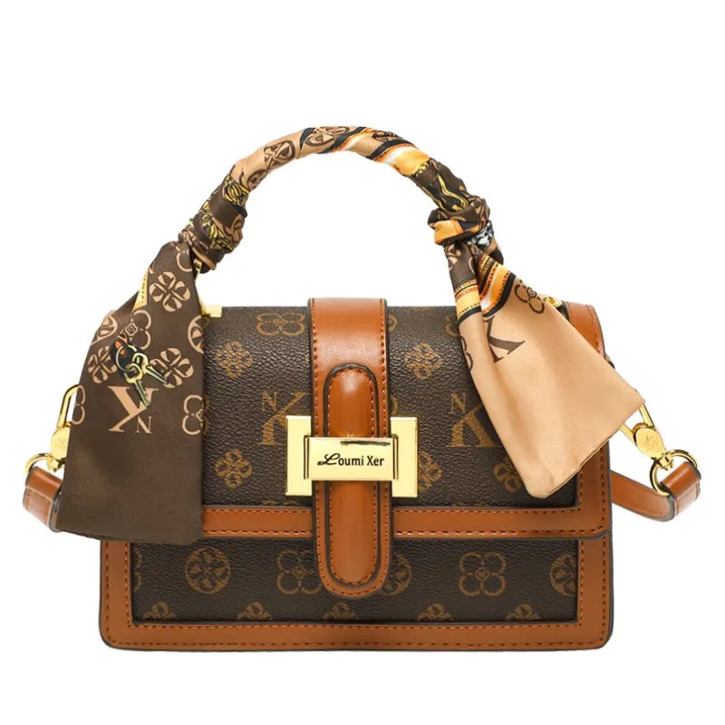 Handbag Crossbody Satchel With Monogram Heritage Charm - WO2MEN