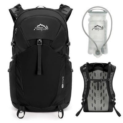 Hiking Hydration Backpack with Water Bladder System - Black