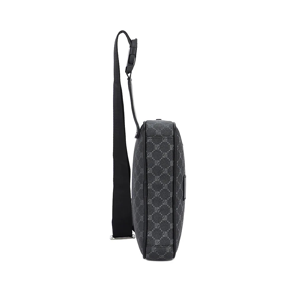 Chest Bag Plaid Zipper Crossbody Style Compact