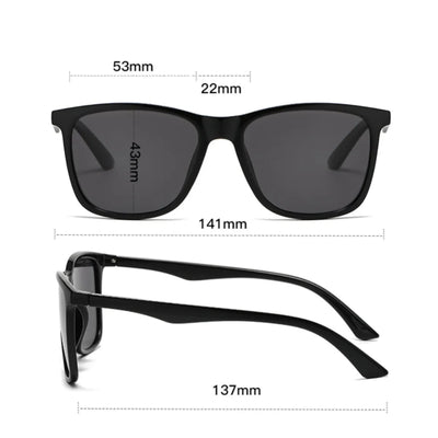 Polarized UV400 Sunglasses for Men Square Frame
