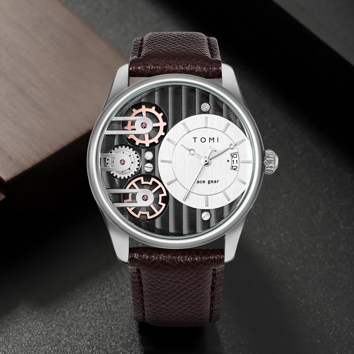 Gearwork Prestige Timepiece Gift Set with Dual Straps