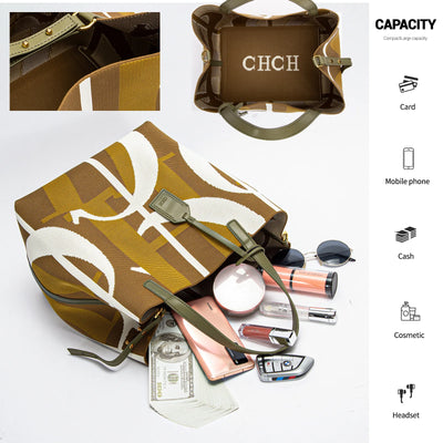 Abstract Joy Tote Large Capacity Handbag for Everyday